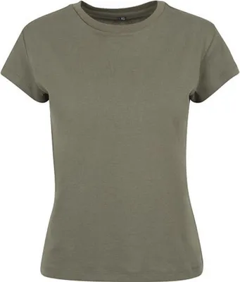 Produktbild von Build Your Brand BY052 | Damen Box Tee - Farbe: Olive - Größe: S
