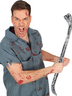 Immagine prodotto di Halloween Crowbar Spooky Tools Scary Prop Horror Prop Realistic Design Decoration Sturdy Construction Versatile Use Ideal For Events, Colore: Silver