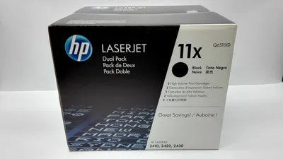 Obrázok produktu pre HP 11X 2-pack High Yield Black Original LaserJet Toner Cartridges, 12000 strany, Čierna, 2 kusov