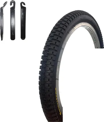 Produktbild von 1 x Roverstone B126  "20" Fahrradreifen Fahrradmantel Schwarz 57-406 (20 x 2,125) inkl. Reifenheber