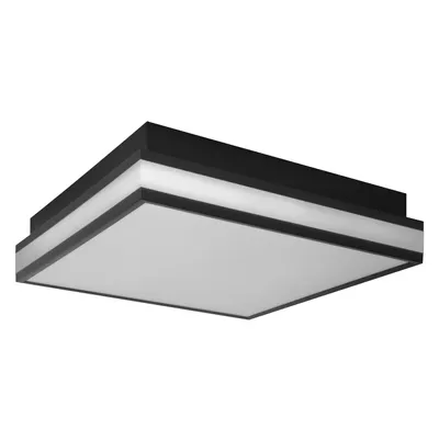 Zdjęcie produktu dla LEDVANCE ORBIS MAGNET SMART+ Wi-Fi 30x30cm, ściemnialna lampa sufitowa LED do użytku wewnętrznego, 26W, temperatura barwowa 3000 - 6500K, 2500 lumenów, designerska lampa z innowacyjną ramką magnetyczną, czarna