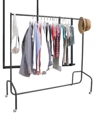 Productafbeelding van Organisatorrek, metalen frame, 150 cm hoog, 60 cm breed, 170 cm diep, draagvermogen 50 kg