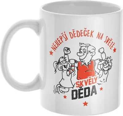 Obrázek produktu pro Dárkový keramický hrnek 300ml - Skvělý děda - 8591177090366
