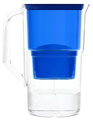 Wasserfilterkanne 2,5 L mit Filterpatrone – Blau