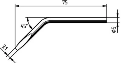 Imagen del producto de Punta de soldadura Ersa 0052JD/SB