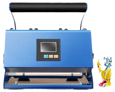 Immagine prodotto di Macchina da stampa a trasferimento termico con tazze, 500 W, 220 V, dimensioni 29 × 41,5 × 40 cm, intervallo di temperatura 0-200 °C, intervallo di tempo 0-999 s