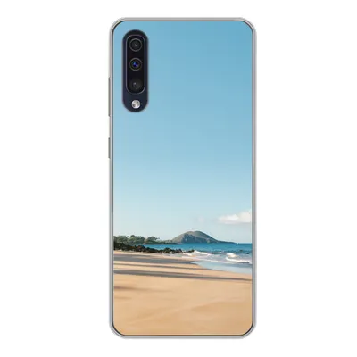 Produktbild von MuchoWow® Handyhülle Schutzhülle Hülle für Samsung Galaxy A50 Strand - Sommer - Palmen Silikon Softcase Handy Hülle - Mobiltelefonhülle