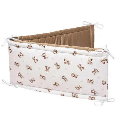 Produktbild von Baby Bear Musselin & Toffee Soft Velvet Bettumrandung