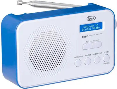 Produktbild von Trevi DAB 7F92 R, Tragbar, Digital, DAB, DAB+, FM, 87,5 - 108 MHz, 174.928 - 239.2 MHz, LCD