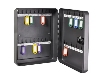 Produktbild von Alco Schlüsselschrank Stahlblech für 60 Schlüssel anthrazit