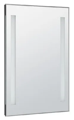 Produktbild von Aqualine Spiegel mit LED-Beleuchtung 50x70cm, Knopfschalter