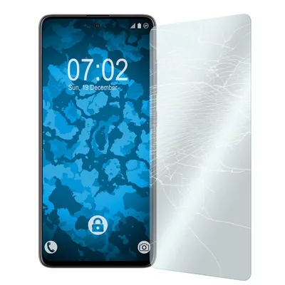 Produktbild von 1er-Pack PhoneNatic Glas-Folie klar  kompatibel mit Samsung Galaxy A51 - Panzerglas für Galaxy A51
