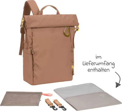 Produktbild von Lässig Green Label Outdoor Rolltop Backpack Wickeltasche Almond