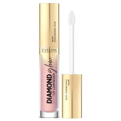 Zdjęcie produktu dla Eveline Diamond Glow Lip Luminizer lesk na rty 03 Caramel Ice Cream 4,5 ml
