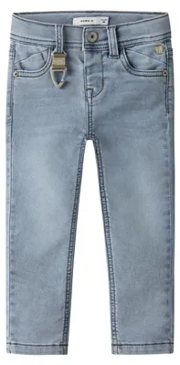 Image de NAME IT - Pantalon pour garçons, modèle Nmmtheo Dnmthayer 2689Swe Key Pant Noos, bleu clair délavé