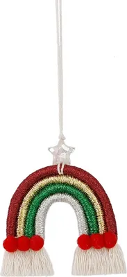 Produktbild von INF Boho Regenbogen Auto-Anhänger Mehrfarbig 1