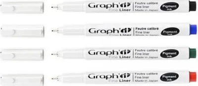 Image de Set 4 couleurs Fine Liner Graph'It - point 0,5