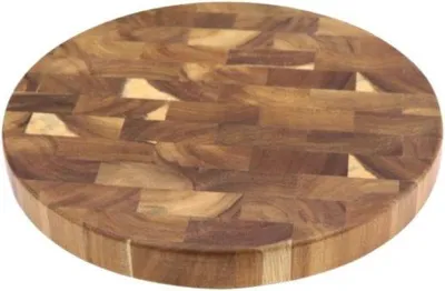 Image de Planche à découper en bois Famanu, réversible avec rainures pour recueillir les jus - Grandes planches à découper pour charcuterie