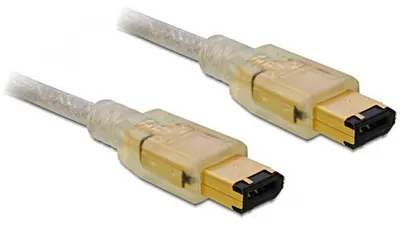 Produktbild von DeLOCK FireWire A/A, 2.0m, Grau, Männlich/Männlich, 2 m