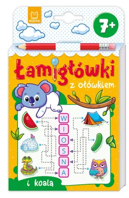 Obrázek produktu pro Hádanky s tužkou a koalou. Od 7 let. Hádanky s tužkou
