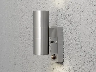 Produktbild von Konstsmide Modena Up & Down Edelstahl, klares Glas, Reflektor 7542-000