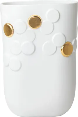 Produktbild von Räder Design Vase Goldener Punkt (22x14x32cm)