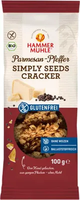 Produktbild von Hammermühle Simply Seeds Cracker Parmesan-Pfeffer 100g