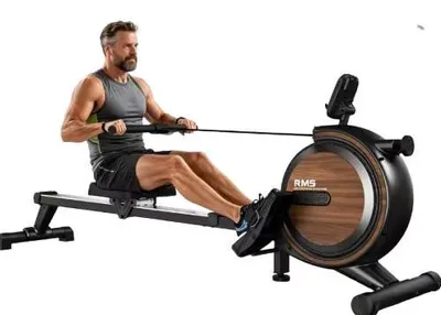 Immagine prodotto di Vogatore, portata massima 150 kg, resistenza magnetica, display LCD, supporto regolabile per tablet, non pieghevole