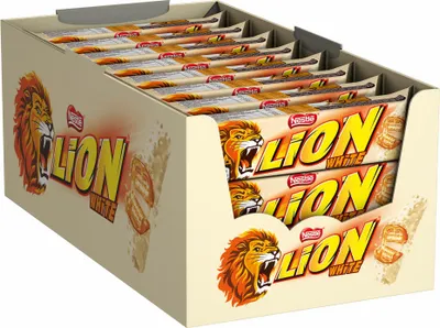 Obrázek produktu pro Nestlé Lion Bílá čokoláda, 24 balení (24 x 42g)