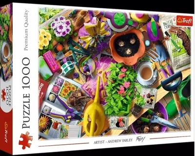 Obrázok produktu pre Puzzle 1000 elementów Porządki w ogrodzie Trefl