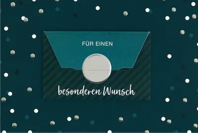 Produktbild von Allgemeine Wünsche - Geldkarte - Glückwunschkarte im Format 11,5 x