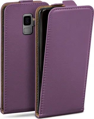 Produktbild von moex® Flip Case kompatibel mit Samsung Galaxy S9 - Hülle mit 360 Grad Schutz, Lila