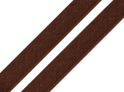 Obrázek produktu pro Paspulka bavlněná, výpustek 12 mm, hnědá, metráž / 1 m