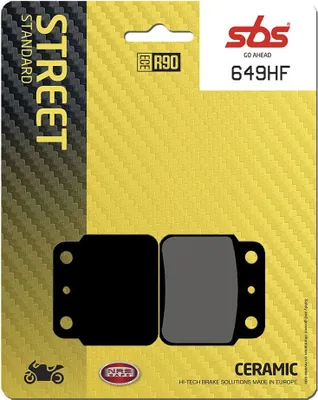Produktbild von Bremsbelag SBS 649HF (Satz pro Scheibe) Street Ceramic