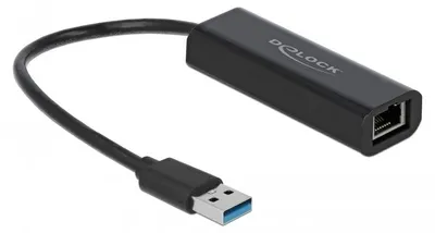 Obrázok produktu pre DeLOCK 66299, Kábel, USB, Ethernet, 5000 Mbit/s, Čierna