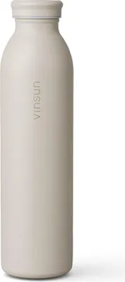 Trinkflasche Edelstahl 500ml Thermoflasche isoliert Sport Flasche beige Vinsun