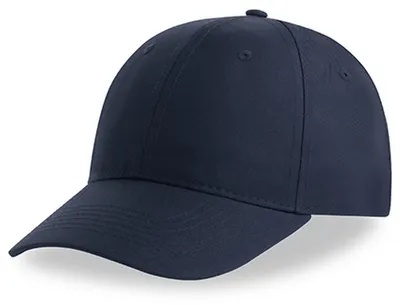 Image de Atlantis RECS | Recy Six Cap Casquette de baseball polyester recyclé - Couleur : Navy - Taille : One Size