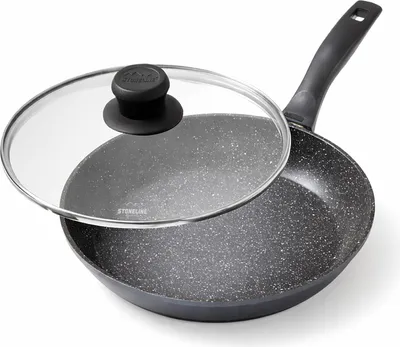 Produktbild von STONELINE 7359, Rund, Allzweckpfanne, Schwarz, 180 °C, Aluminium, 4,5 mm