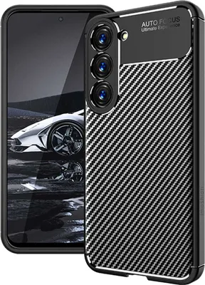 Produktbild von imoshion Carbon-Hülle Samsung Galaxy S23 Plus - Schwarz