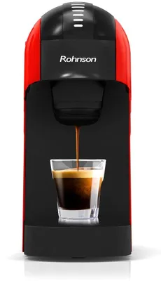 Image de Machine à café à capsules Rohnson - R-98048, 20 bar, 0,85 L, rouge