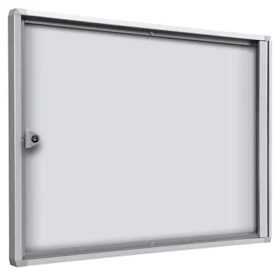 Produktbild von Info-Schaukasten für den Innenbereich | Metallrückwand | 2 DIN A4-Blätter | HxB 350 x 491 mm