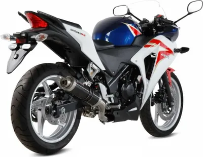 Produktbild von Mivv SPORT Schalldämpfer GP SLIP-ON Steel Black für HONDA CBR 250 R BJ 2011 > 2014