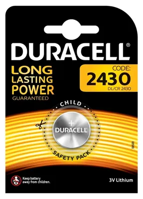 Produktbild von Duracell DL2430 Haushaltsbatterie Einwegbatterie Lithium