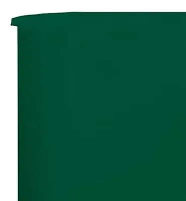 Imagen del producto de Divisorio de ambientes plegable con 5 paneles, de 600 x 160 cm, color verde