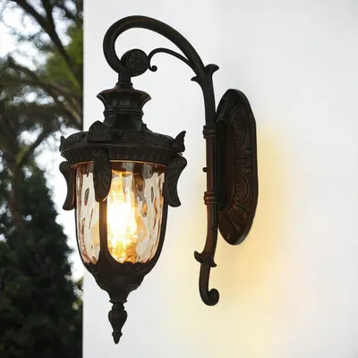 Produktbild von Außenleuchte Rustikal in Bronze Vintage Design IP44 Wandlampe Haus Hof
