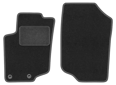 Image de Tapis avant en moquette pour Peugeot 207 2006-2012 (SW/break/à hayon) – 2 pièces, gris graphite, sur mesure – Wielganizator LUX