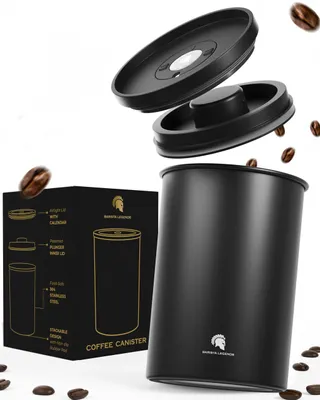 Luftdichte Kaffeebohnendose 1 kg mit Vakuumverschluss
