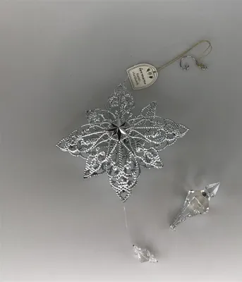 Produktbild von Formano Häng.Eisblume45 Acryl-sil.Glan 608642