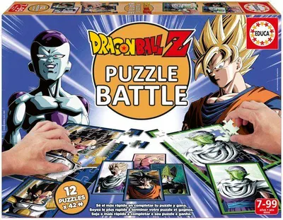 Produktbild von Puzzle, Educa Battle Dragon Ball Z, 12 Puzzles