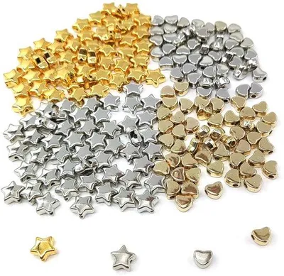 Immagine prodotto di Ganci distanziatori rigidi e a stella in metallo per la creazione di gioielli e bracciali